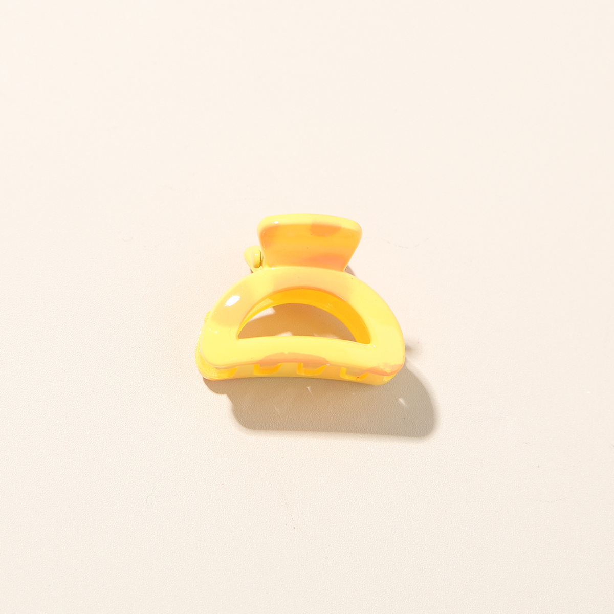 10 glossy yellow-25cm semicircle