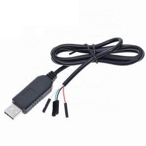 FTDI yonga seti FT 232 5V 3.3V USB 4 PIN Dupont Uart TTL seri dönüştürücü kablosu ahududu Pi için