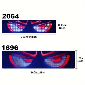 24V Programmable LED Panel Truck Windshield <strong>Message</strong> Board Photo Led <strong>Display</strong> Indoor SDK USB Powered Car Led Sign Indoor Touchless - Product Image 2