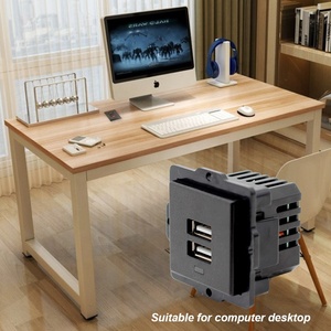 USB电源插座双usb-c DC5V 2.1A QC充电手机笔记本电脑桌面插座墙壁插座 - Product Image 6