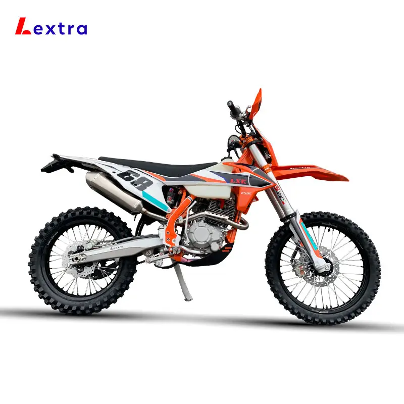Lextra yüksek performans fabrika fiyat 4 zamanlı hava soğutmalı 250cc Off-Road motosikletler satılık sert Enduro kir bisiklet