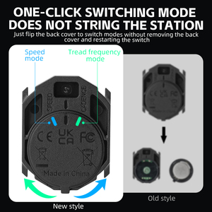 ROCKBROS Bicycle Computer <strong>Cadence</strong> Speed <strong>Sensor</strong> Cycle Speed Pedal Frequency Two-in-one <strong>Sensor</strong> Anemometer Wind Speed <strong>Sensor</strong> - Product Image 3