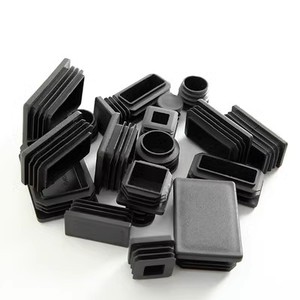 Dayanıklı polietilen boru fiş kare uç kapağı Anti-Scratch plastik uç ekler için çelik boru - Product Image 5