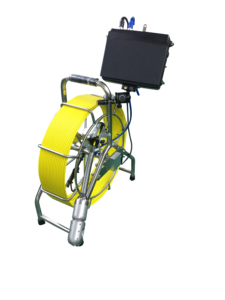 WITSON HDパンチルトパイプ排水下水道検査カメラシステム60Mプッシュケーブル付き