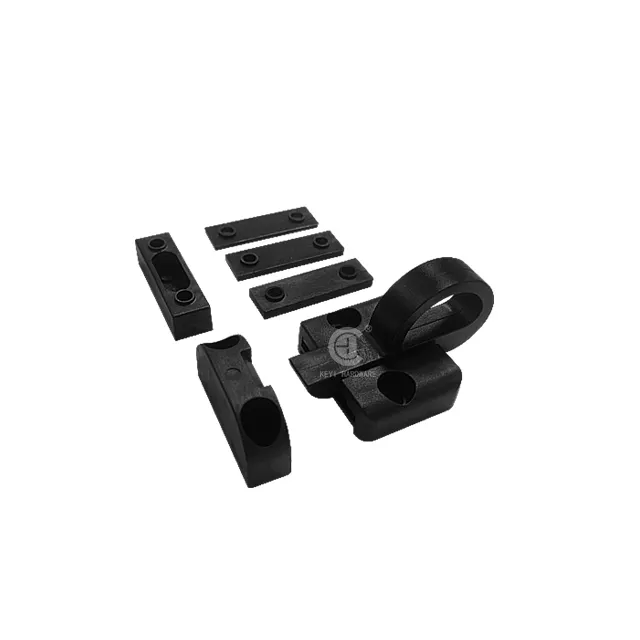 KEYI METAL-Perno empotrado negro para ventana de seguridad, accesorios de hardware, Torre