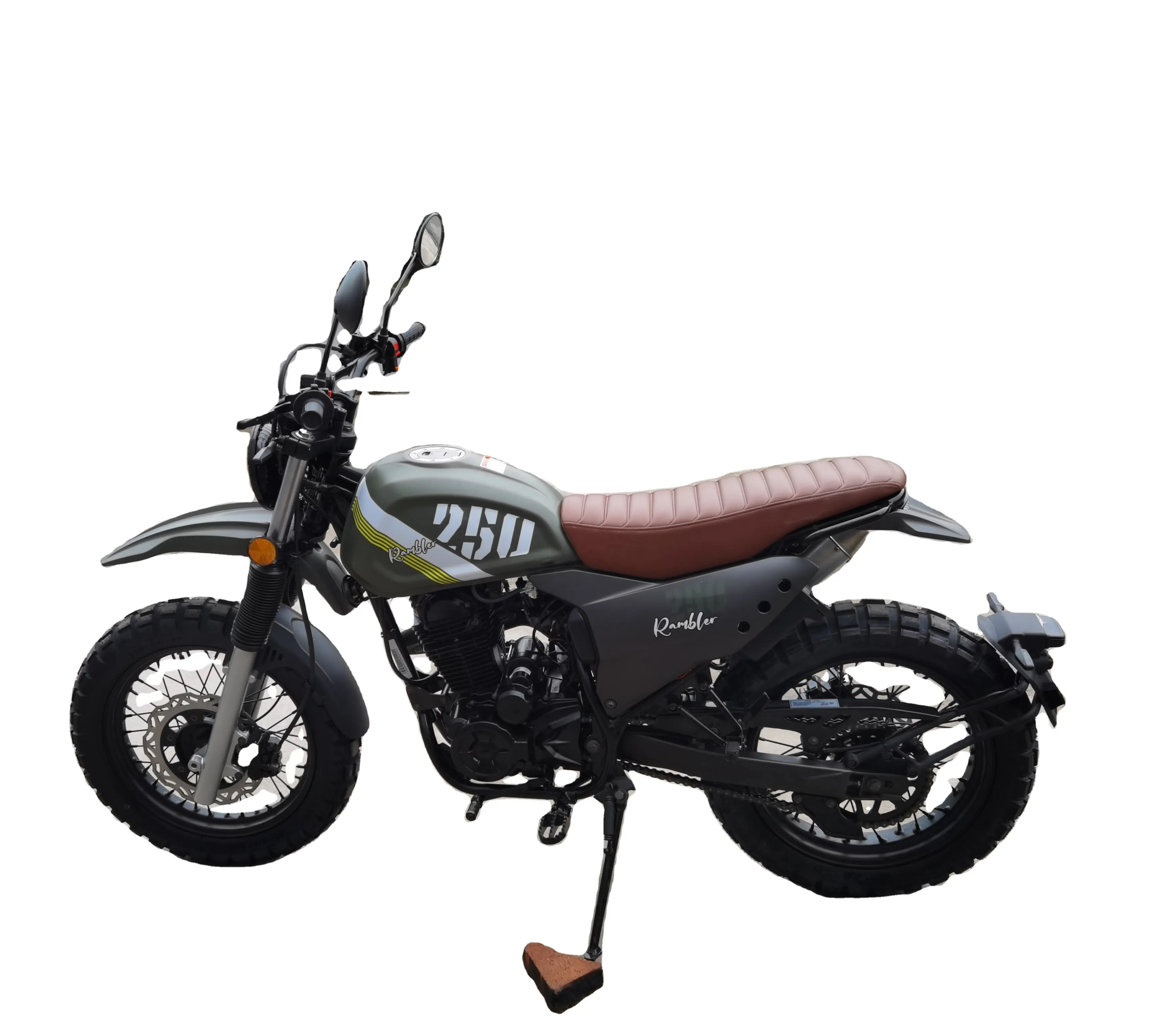 Ретро-мотоцикл ROMBOLOR SCRAMBLER 250,FUEGO мотоцикл, китайский мотоцикл 250 куб. См NO.22073101