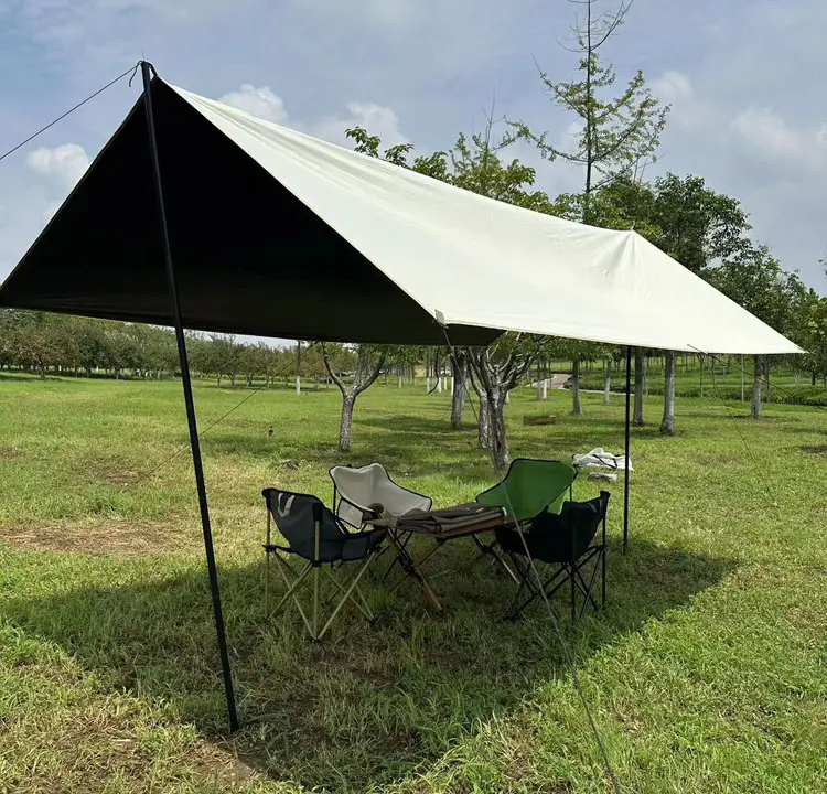 Tenda esagonale a forma di farfalla Upf 50 + da campeggio per esterni a baldacchino con tenda tenda tenda tenda parasole spiaggia