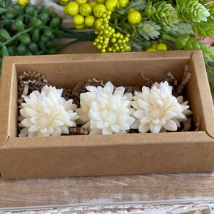 Nến hoa trà thủ công làm từ sáp đậu nành hoàn toàn tự nhiên - Product Image 3