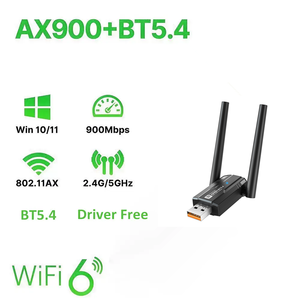 Free Driver 5dBi Antenna 900Mbps USB WiFi Dongle AX900 BT5.4 Compatible <strong>Wi</strong>-<strong>Fi</strong> 6 Router Wireless Network Adapter for <strong>5GHz</strong> - Product Image 3
