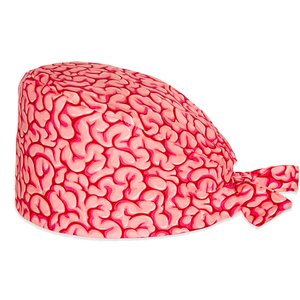 Mới thần kinh chà cap với sweatband não in 100% bông phẫu thuật hat y tá bác sĩ bệnh viện phòng điều hành mũ unisex - Product Image 1