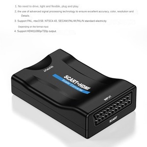 Convertidores de divisores de video HD de alta definición de 1080p Resolución 4K 60Hz SCART para convertidor HDM1 Pantalla de conmutador de cable Scart - Product Image 4