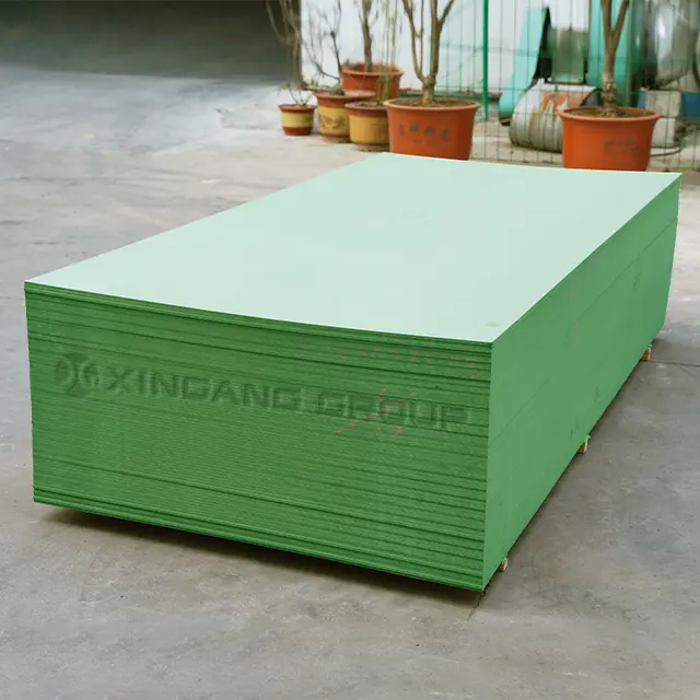 Tablero MDF HMR verde impermeable resistente a la humedad