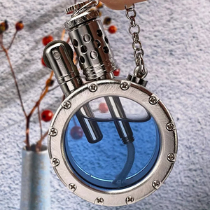 Hot bán sáng tạo Brass handmade trong suốt có thể nhìn thấy bồn chứa dầu hỏa nhẹ hơn Thông tư di động Bộ sưu tập dài chờ - Product Image 6