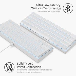 RK61 Bulk Großhandel Programmierung Notebook Retro Gammer Office Tastatur Deutsch USB c Tastatur Wireless Gaming für Computer