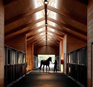 Our Stables Have a Fashionable Appearance and <strong>Excellent</strong> <strong>Functions</strong> Which Can Enhance the Visual Beauty of Any Equestrian Venue
