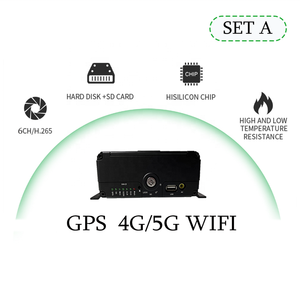 HYF Teléfono Móvil Computadora CMSV6 Plataforma 4G GPS WIFI MDVR Monitor Kit de Vigilancia 6CH HDD SD DVR Sistema de Cámara Para Autobús Camión - Product Image 2