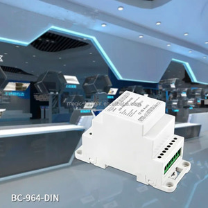BC-964-DIN DIN Rail 4CH PWM ripetitore di potenza DC5-24V 24A RGB Dimmer amplificatore per il controllo sincrono di diverse lampade a LED - Product Image 6
