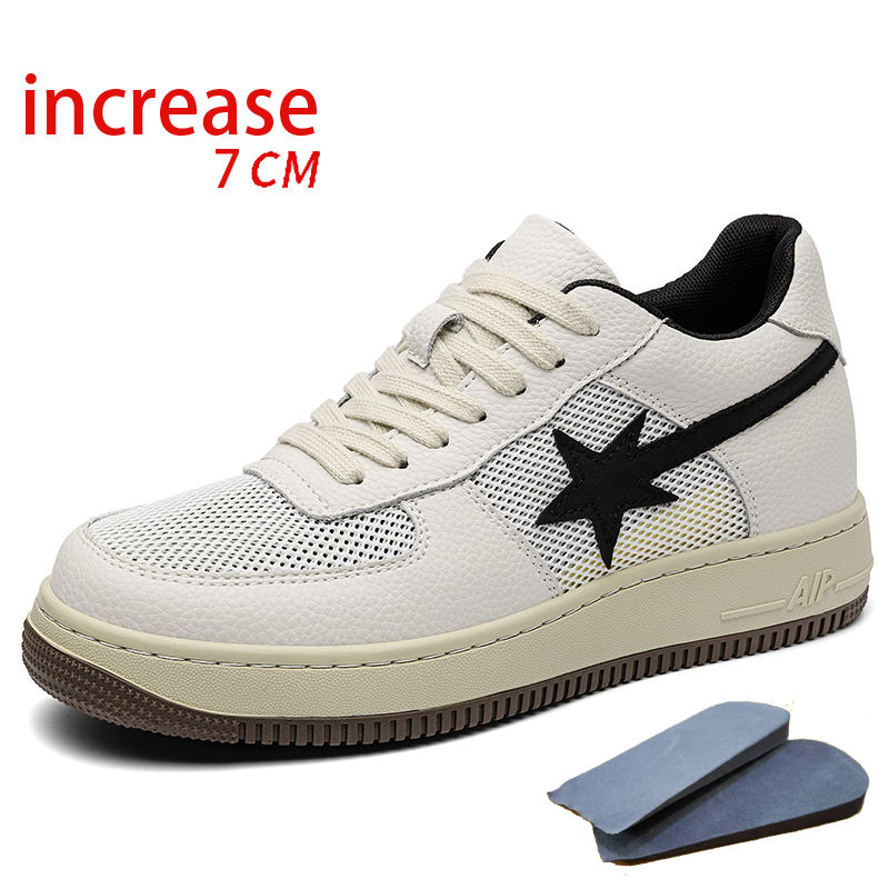 หนัง+ตาข่าย สไตล์สีขาว