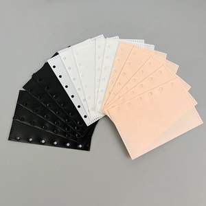 Lado esmerilado personalizado abierto PP A7 A6 bolsillo transparente sin cremallera sobres de relleno de efectivo sistema de billetera de desafío para presupuestos - Product Image 3