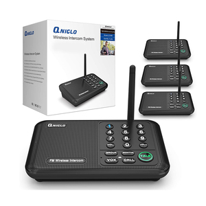 Sistema de intercomunicación doméstico de audio inalámbrico de largo alcance expandible de 30 canales con sonido cristalino