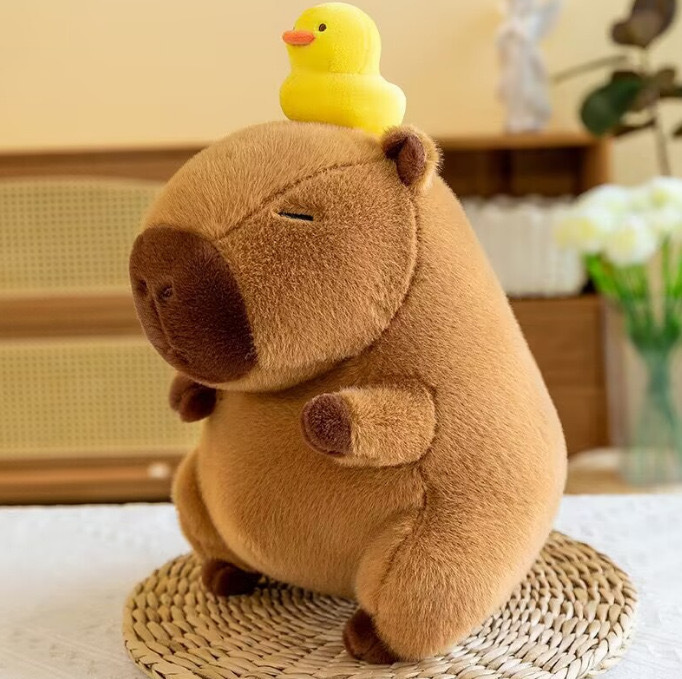 Petite tête de canard jaune