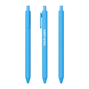 可定制标志廉价圆珠笔塑料纯色1.0毫米书写宽度按圆珠笔促销 - Product Image 2