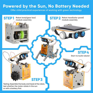 12-in-1ソーラーロボット玩具教育玩具を組み立てる子供のためのDIY建築科学実験キット - Product Image 6