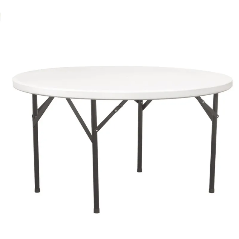Moon Blow modellato doppio tavolo rotondo pieghevole 5.9 piedi per più persone tavolo rotondo da 180 cm impermeabile e silenzioso