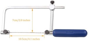 ASB kuyumcular testere çerçeve seti bıçaklı ayarlanabilir kuyumcu balmumu kesme testere seti Saw bıçak takı yapımı aracı kuyumcular araçları - Product Image 2