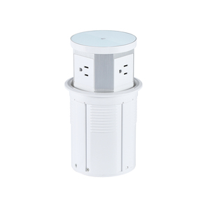 Escritorio de oficina inteligente Enchufes personalizados 110V/220V toma de corriente de cocina emergente con puerto USB y carga inalámbrica - Product Image 6