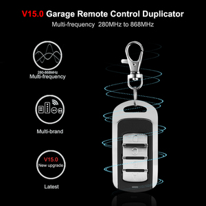 Car Garage 433 MHz Remote Control Garage Command Variable Code Clone Multifrequency 287- 868 Duplicator 4CH Pilot - Product Image 5
