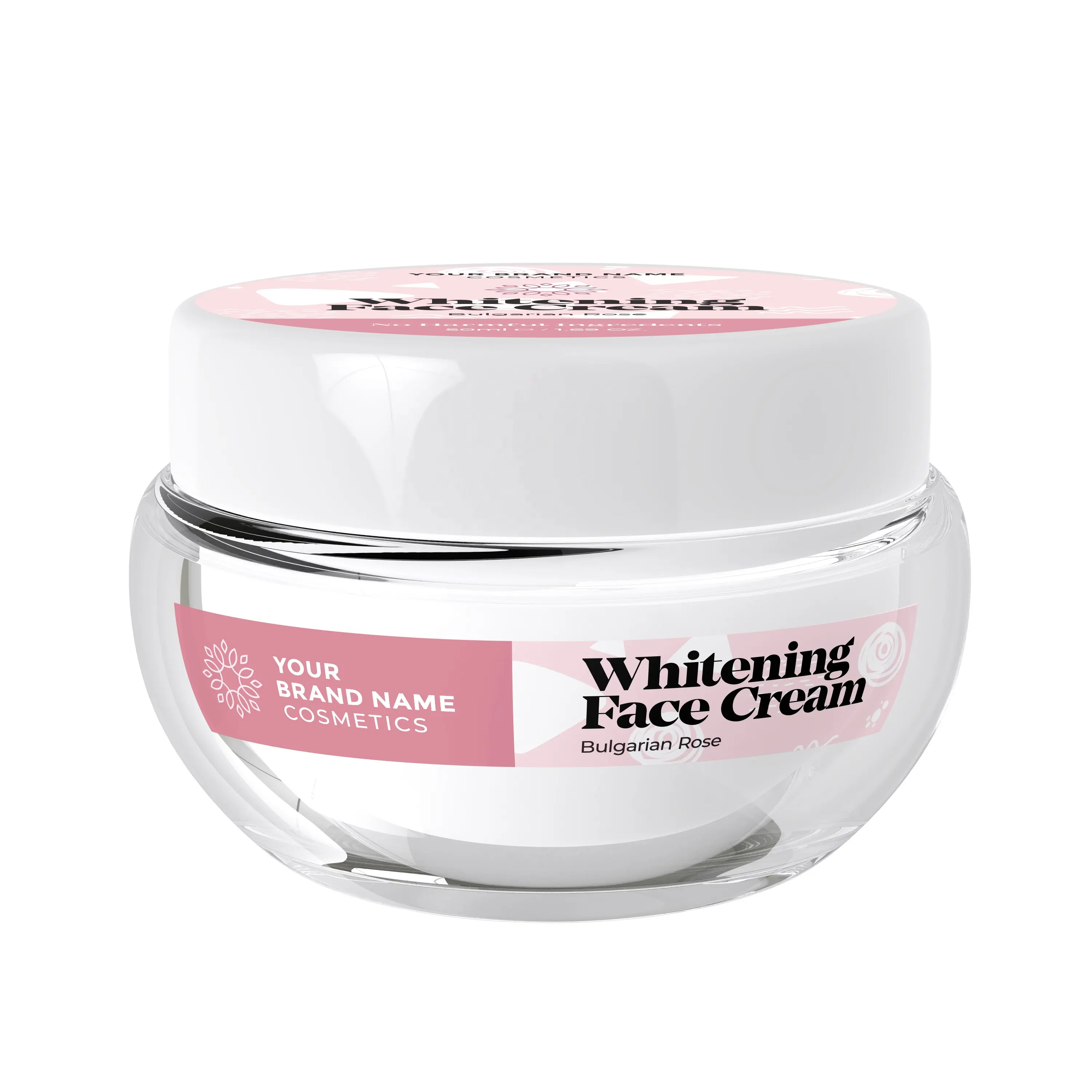 Whitening Face Cream บัลแกเรีย Rose | ธรรมชาติผลิตภัณฑ์ | ฉลากส่วนตัว | ขายส่ง | จำนวนมาก | สูตร Custom