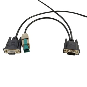 DB9ตัวผู้กับตัวเมีย DB9และสายดาต้า USB 12V DB9ตัวผู้เสียบไปยังสายแยก2เส้น D-Sub ตัวผู้และ USB ที่จ่ายไฟ - Product Image 2