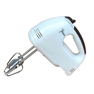 7 Speed Control Stainless Steel Hooks and Chrome Beaters Attached Cake Plastic Electric Hand Mixer - Product Image 2