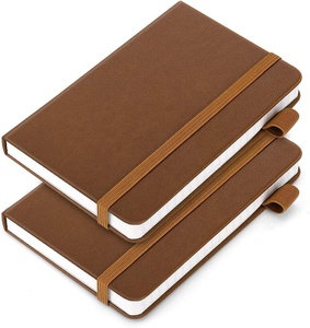 <strong>Custom</strong> Logo <strong>Elastic</strong> <strong>Strap</strong> Pen Holder Pu <strong>Notebook</strong> Office <strong>Notebook</strong> in Pack With Pen Holder <strong>Notebook</strong> A6 - Product Image 1