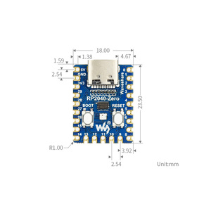 RP2040-Zero Mini Ver a Pico-like MCU a base di MCU microcontrollori e processori FPGA Raspberry Pi MCU RP2040