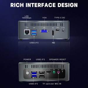 Nuovo CK10-A di fabbrica MINI PC W 11 I3 I5 I7 Quac core DDR4 16G/32G 256 512 SSD Linux MINI PC Computer