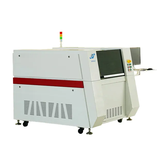 Mesin pemotong laser, 55w frekuensi Radio CO2 PCB FPC 3C presisi elektronik bagian laser film optik laser co2 pemotong dengan kamera ccd