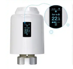Ultra-bassa potenza Smart OLED Display termostatico valvola radiatore Zigbee Tuya programmazione settimanale wireless - Product Image 3