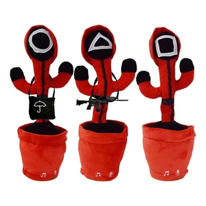 USB şarj edilebilir baildancing dans kaktüs ve konuşma peluş oyuncak birlik nakliye ücretsiz elektrikli dans bitki Robot oyuncak - Product Image 5