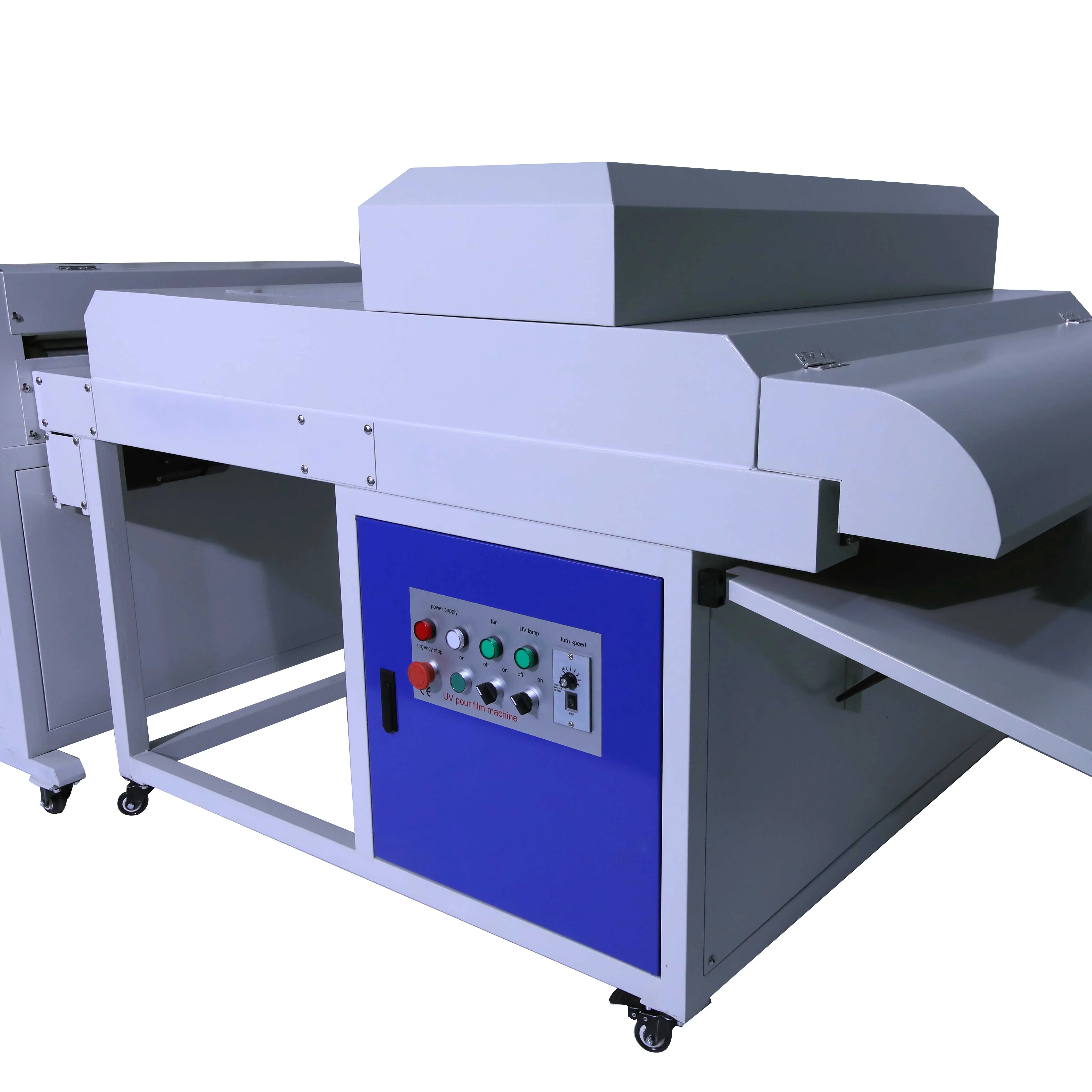 Máquina de fabricación de recubrimiento UV, doble 100, para revestimiento UV en placas