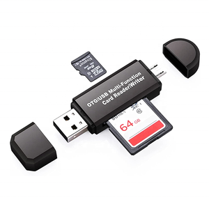 OTG存储卡读卡器2合1 USB 2.0微型USB OTG SD TF适配器读卡器 - Product Image 2