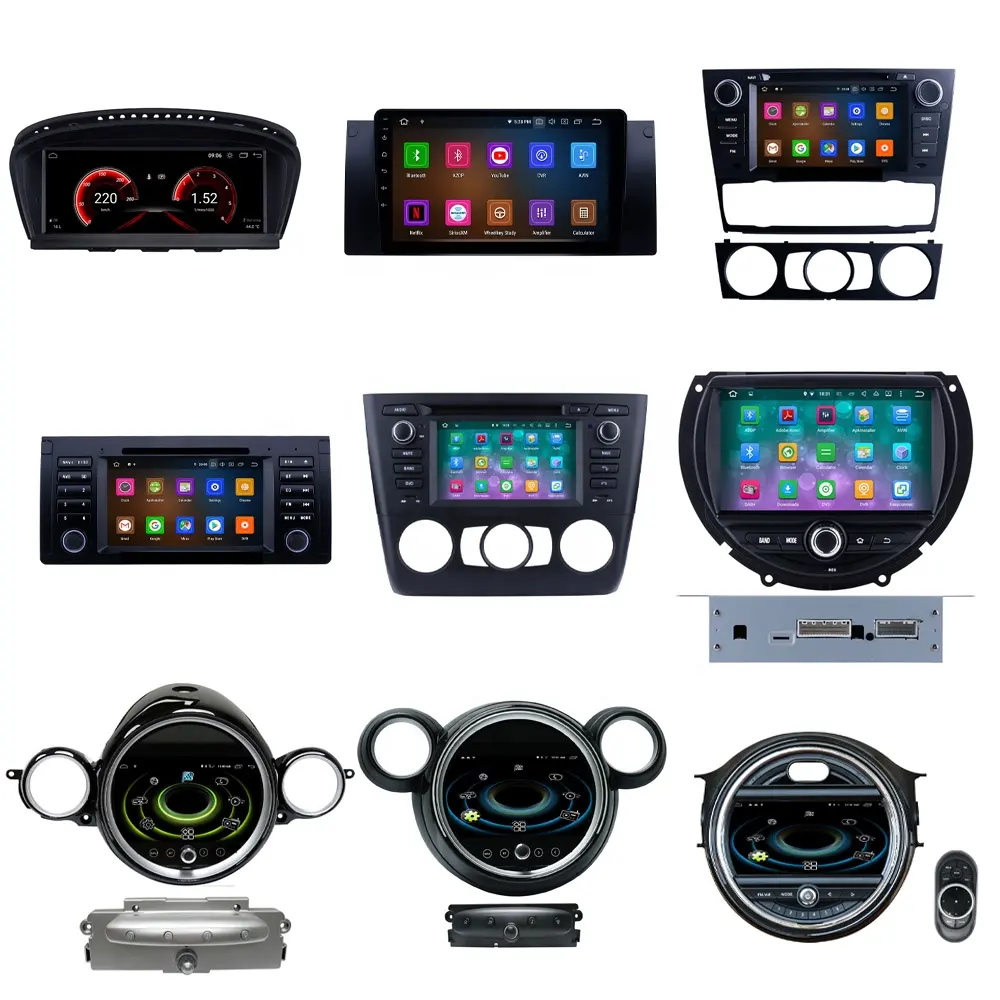 Auto Dvd-Speler Voor Bmw E83 E39 X 5X1 Auto Audio Android 11/12 Auto Radio En Vriend Kabel Auto Touch Screen Carplay