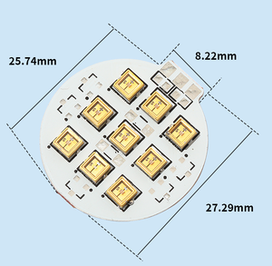 โคมไฟยูวี10W โมดูล LED อาร์เรย์โมดูล LED 300Nm 310nm 308nm กำลังสูง3535 SMD UV - Product Image 1