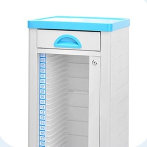 Classeur médical Dossiers médicaux en plastique silencieux Dossiers Chariot à l'hôpital - Product Image 3