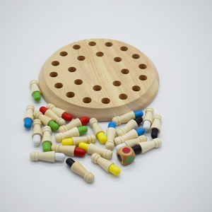 益智玩具儿童火柴棒棋盘游戏儿童颜色排序逻辑思维训练木制记忆象棋游戏免费标志 - Product Image 6