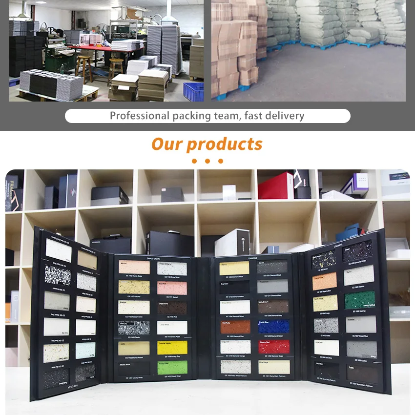 High Quality Custom Display Rack Plastic Marble Mosaic Catalogue Case Granite Stone Sample Folder Box Tile Quartz Samples Book