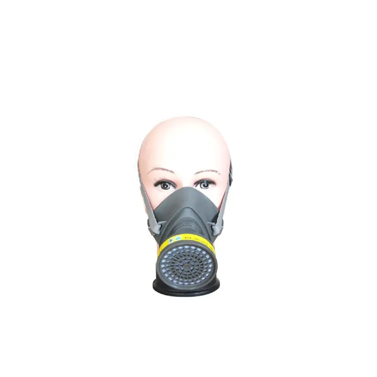Demi-masque facial à gaz réutilisable à vapeur biologique respirateur M411