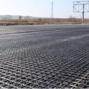 高弹性模量双轴玻璃纤维土工格栅与高粘结强度路面加固 - Product Image 4