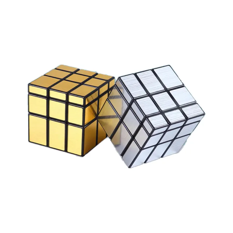 Speed Cube adesivo in fibra di carbonio Magic Cube Bundle Smooth Turning Puzzle Toys Skew Pyramid Smooth Magic Cubes